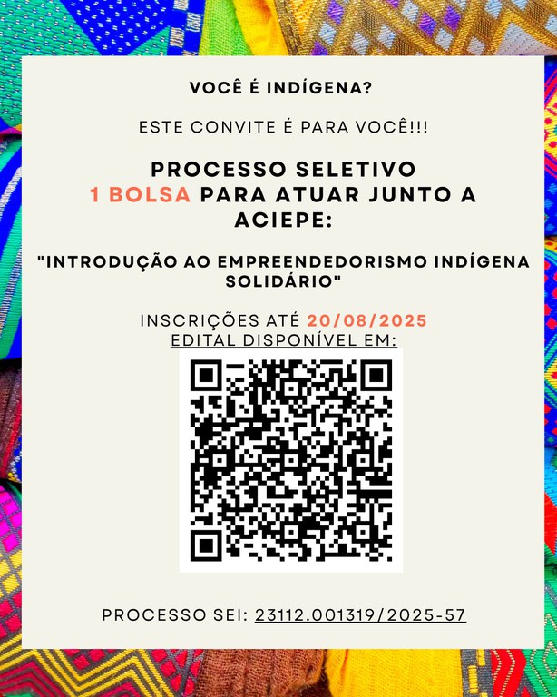 Bolsa ACIEPE Introdução ao Empreendedorismo Indígena Solidário
