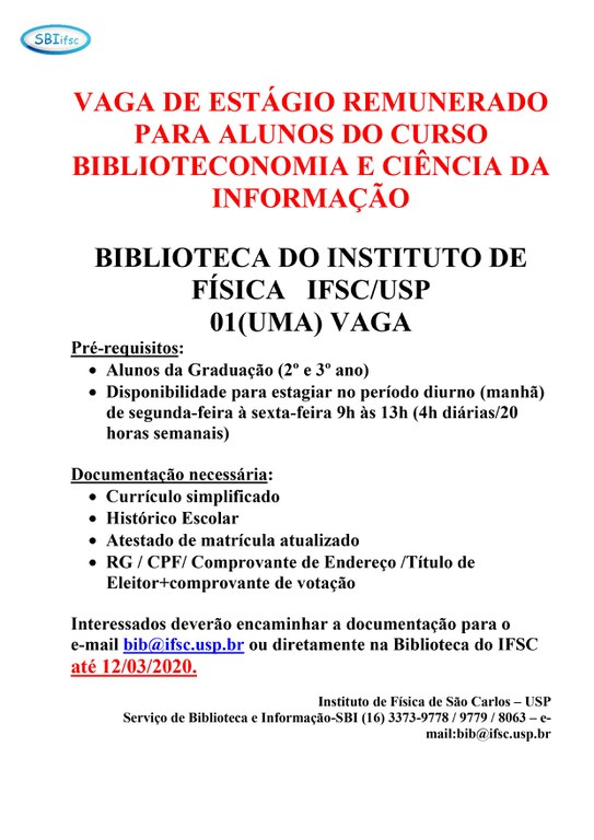 Divulgacao vaga de estagio-Curso Biblioteconomia.jpg